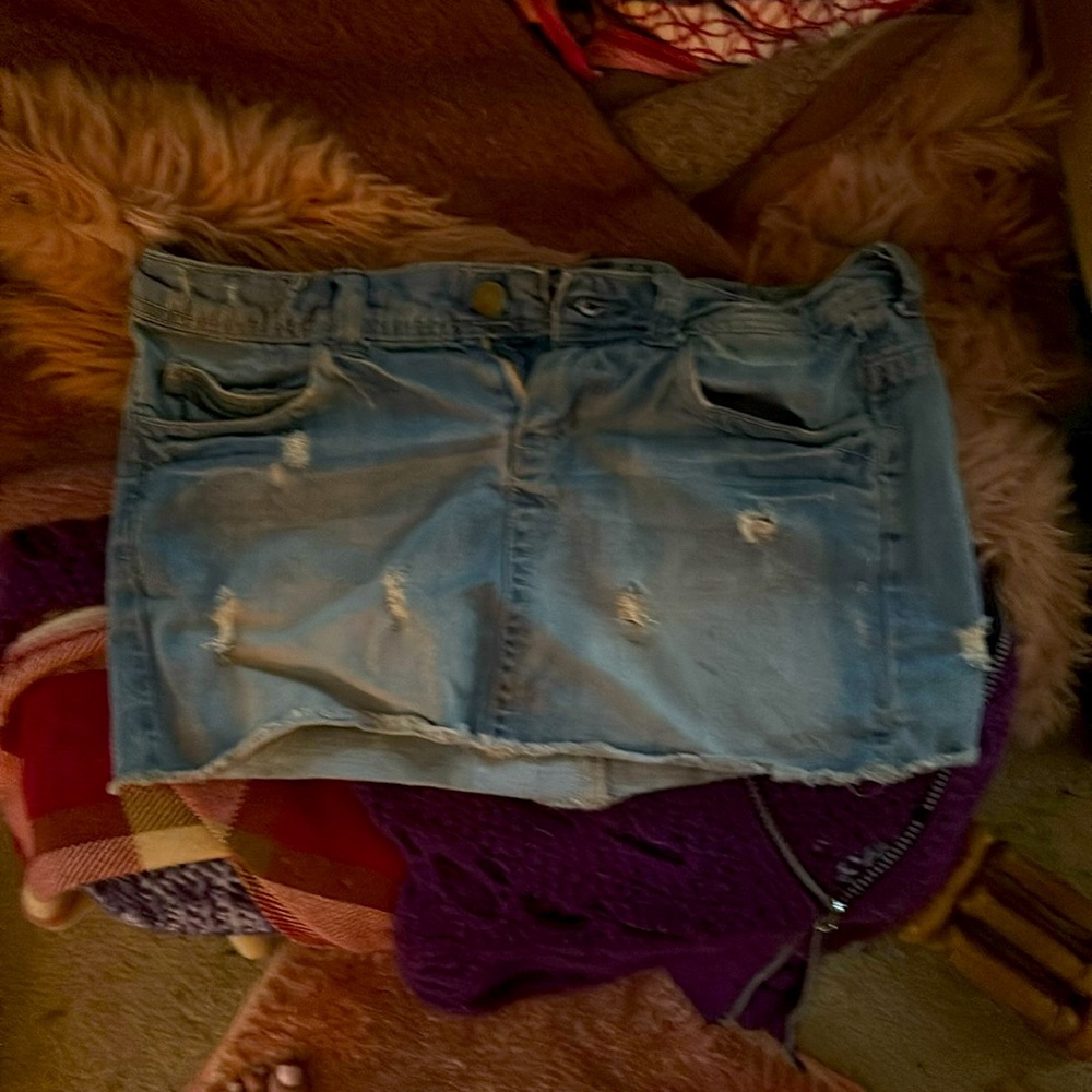 Denim skirt